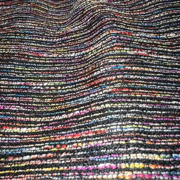 Ann Taylor Loft Tweed Multicolor smart casual preppy quirky  Skirt 8 Petite - Picture 10 of 10